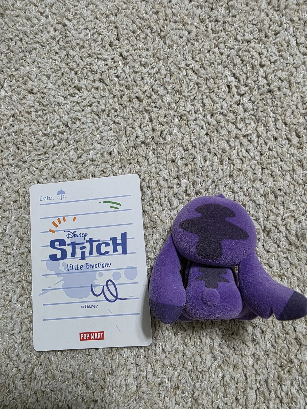 Disney Stitch Flocked Figurine